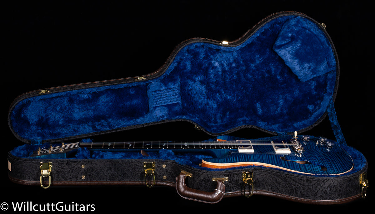 PRS Hollowbody II Piezo Wood Library Edition Aquamarine USED