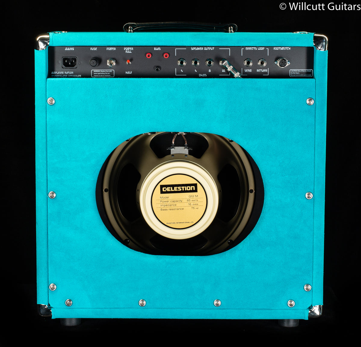 Amplified Nation Wonderland Overdrive v2 50w 1x12 Combo Teal Suede