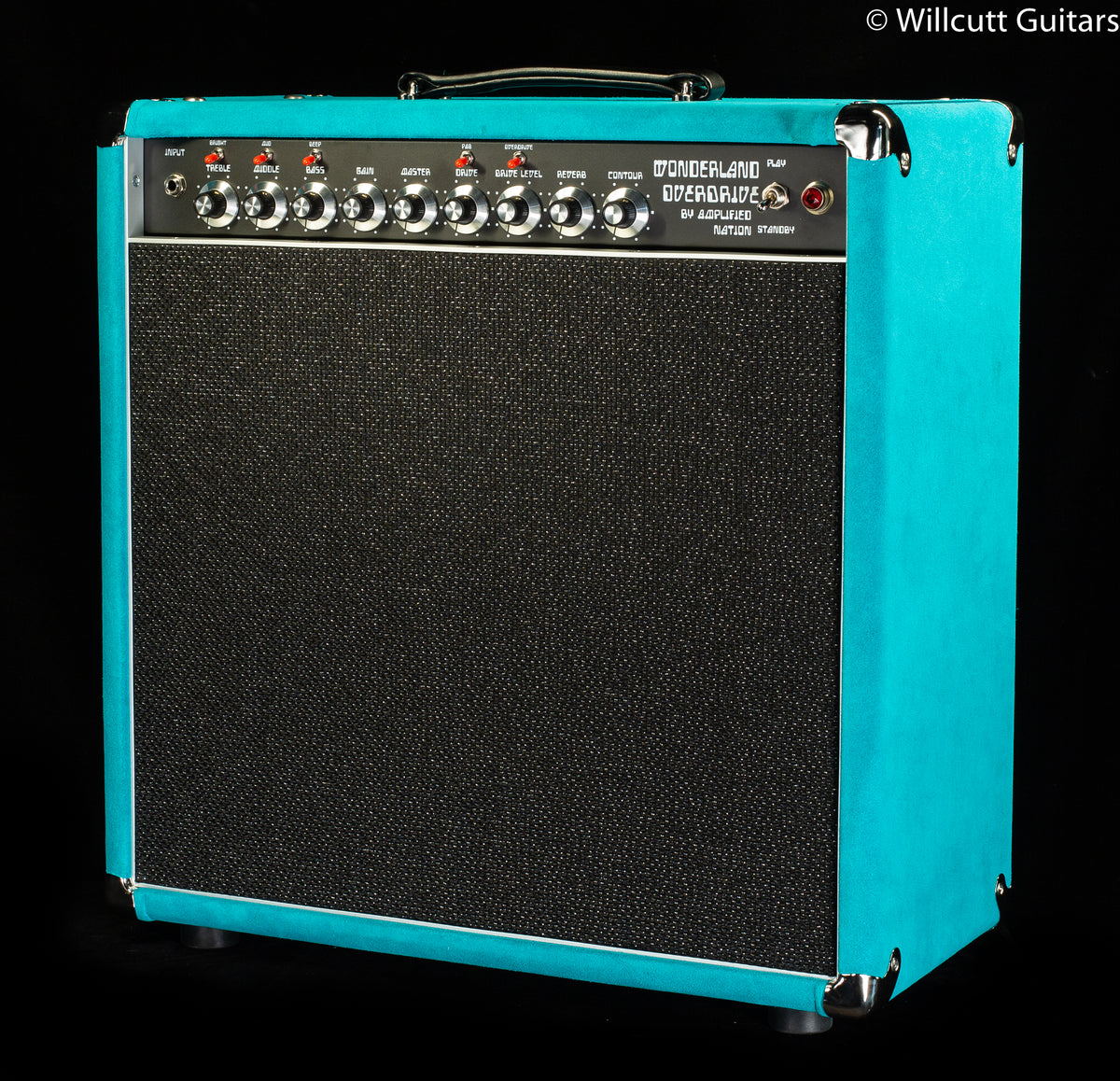 Amplified Nation Wonderland Overdrive v2 50w 1x12 Combo Teal Suede
