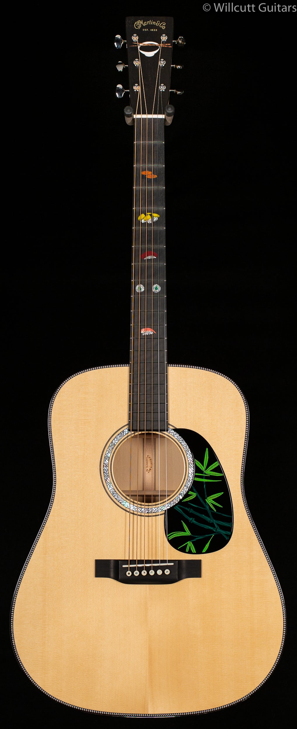 Martin Custom Shop Dreadnought Alaskan Cedar Sushi Inlay (995)