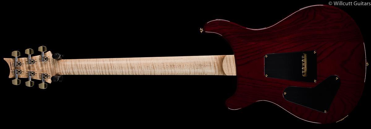 PRS Wood Library Custom 24 Semi-Hollow Swamp Ash Dark Cherry Burst