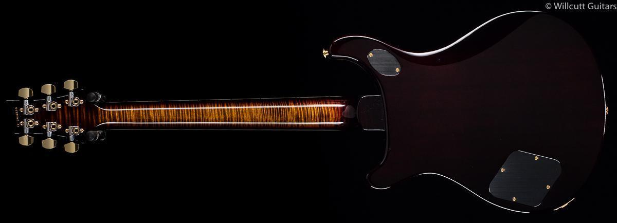 PRS McCarty 594 Wood Library Black Gold Burst Flame Maple Neck
