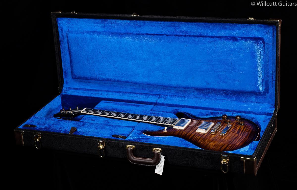 PRS McCarty 594 Wood Library Black Gold Burst Flame Maple Neck