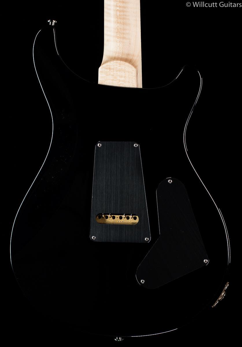 PRS Custom 24 Lefty Charcoal Burst 10 Top Flame Maple Neck (644)