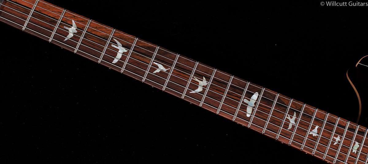 PRS Hollowbody II Black Gold Burst Wood Library Edition Korina Neck