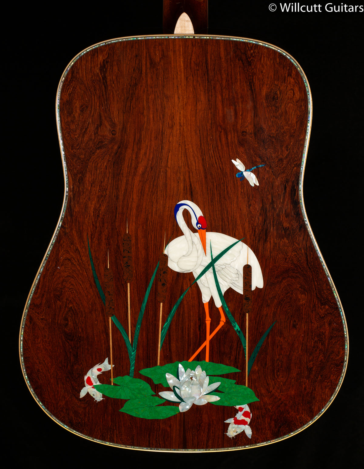 Martin Custom Shop D-45 Harvey Leach Lotus Flower (112)