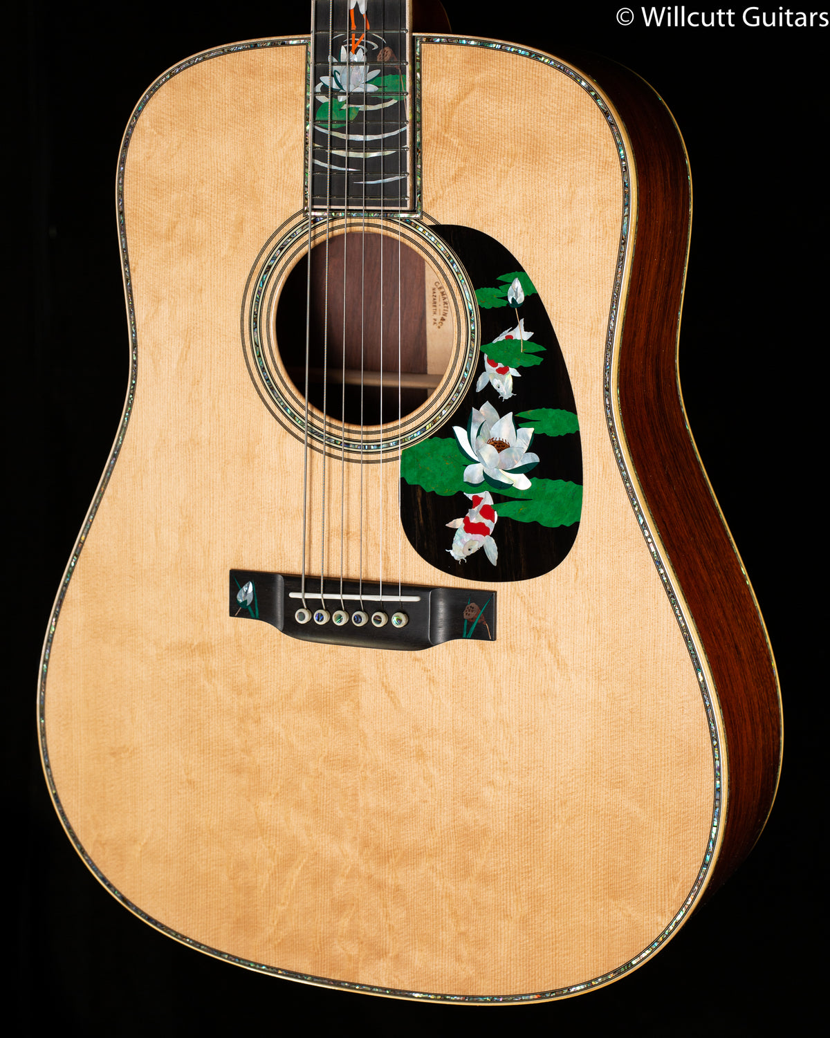 Martin Custom Shop D-45 Harvey Leach Lotus Flower (112)