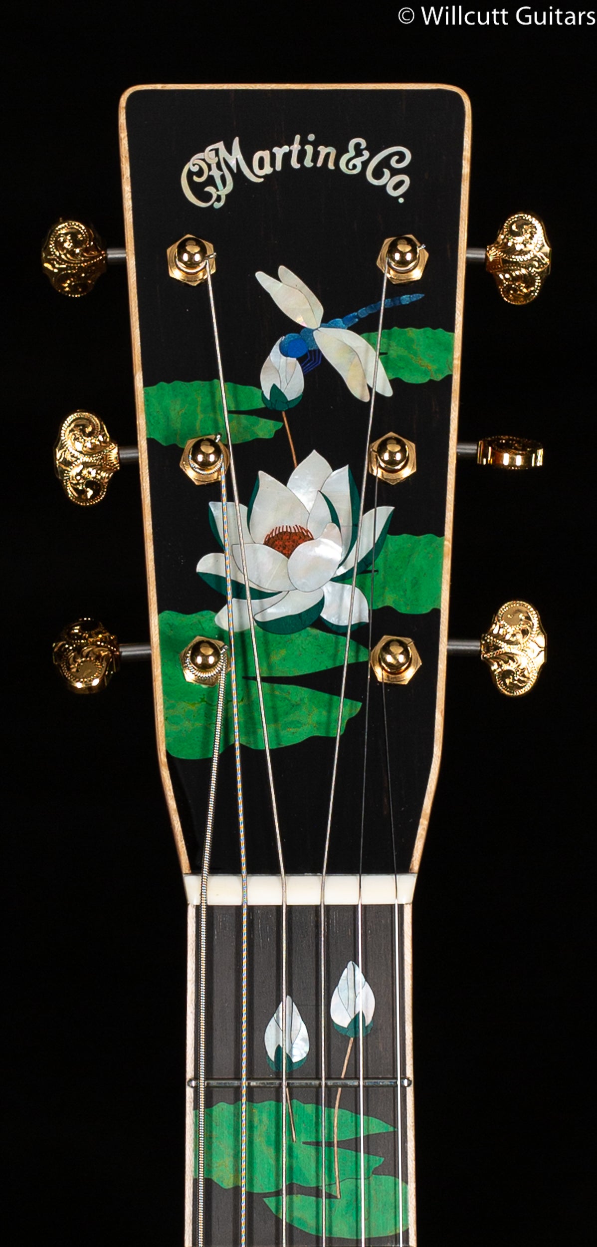 Martin Custom Shop D-45 Harvey Leach Lotus Flower (112)