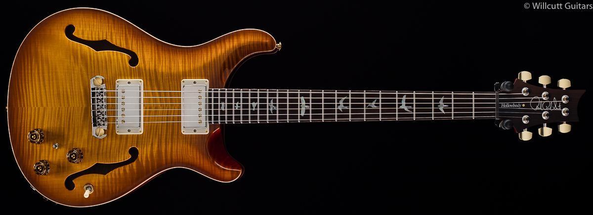 PRS Hollowbody II McCarty Burst Wood Library Edition Korina Neck