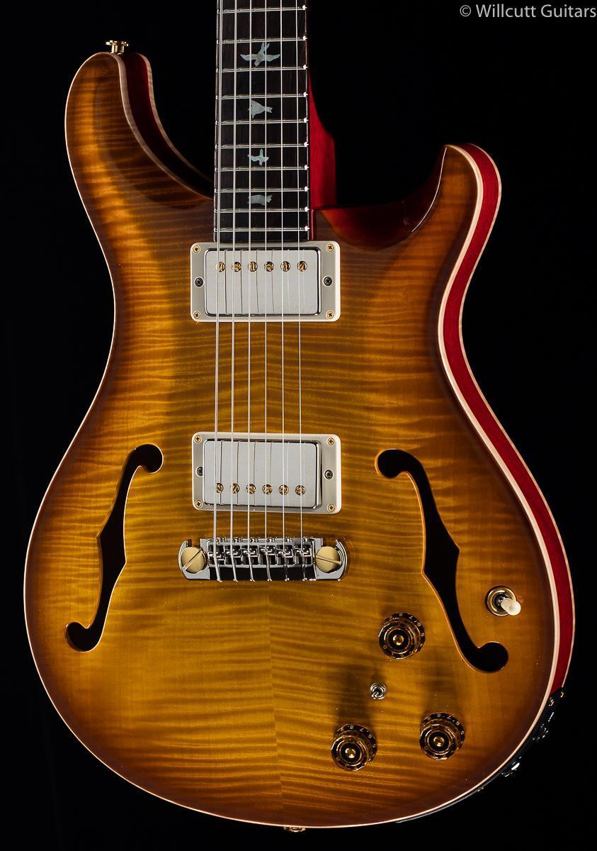 PRS Hollowbody II McCarty Burst Wood Library Edition Korina Neck