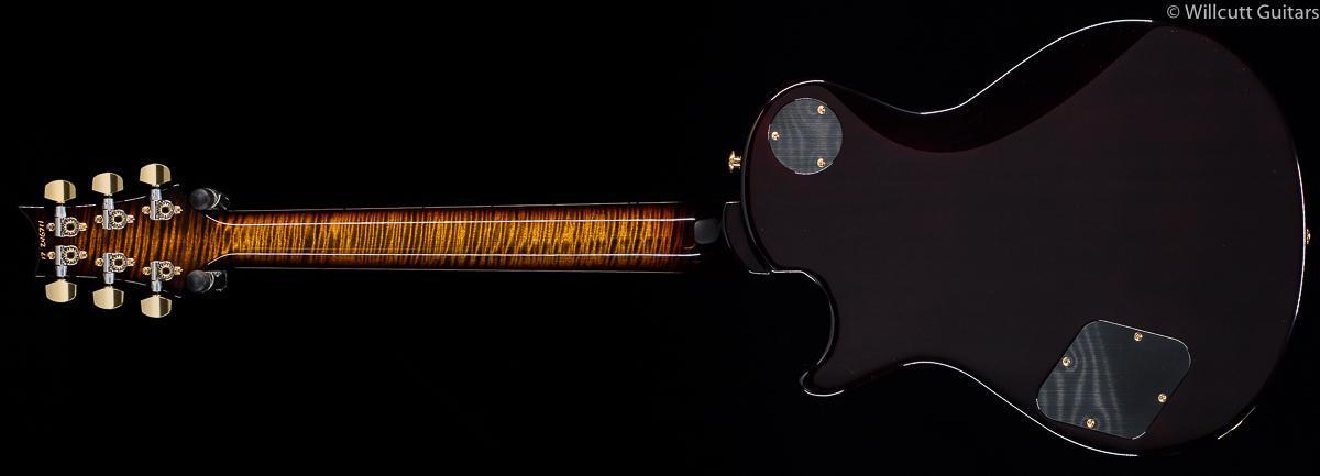 PRS McCarty Singlecut 594 Wood Library Black Gold Burst Maple Neck