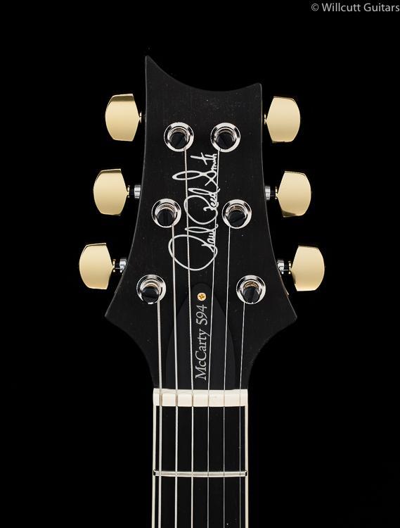 PRS McCarty Singlecut 594 Wood Library Black Gold Burst Maple Neck