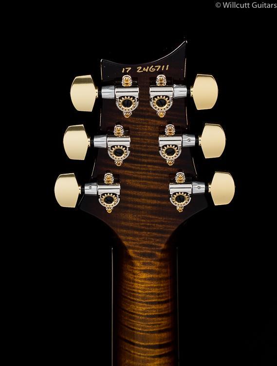 PRS McCarty Singlecut 594 Wood Library Black Gold Burst Maple Neck