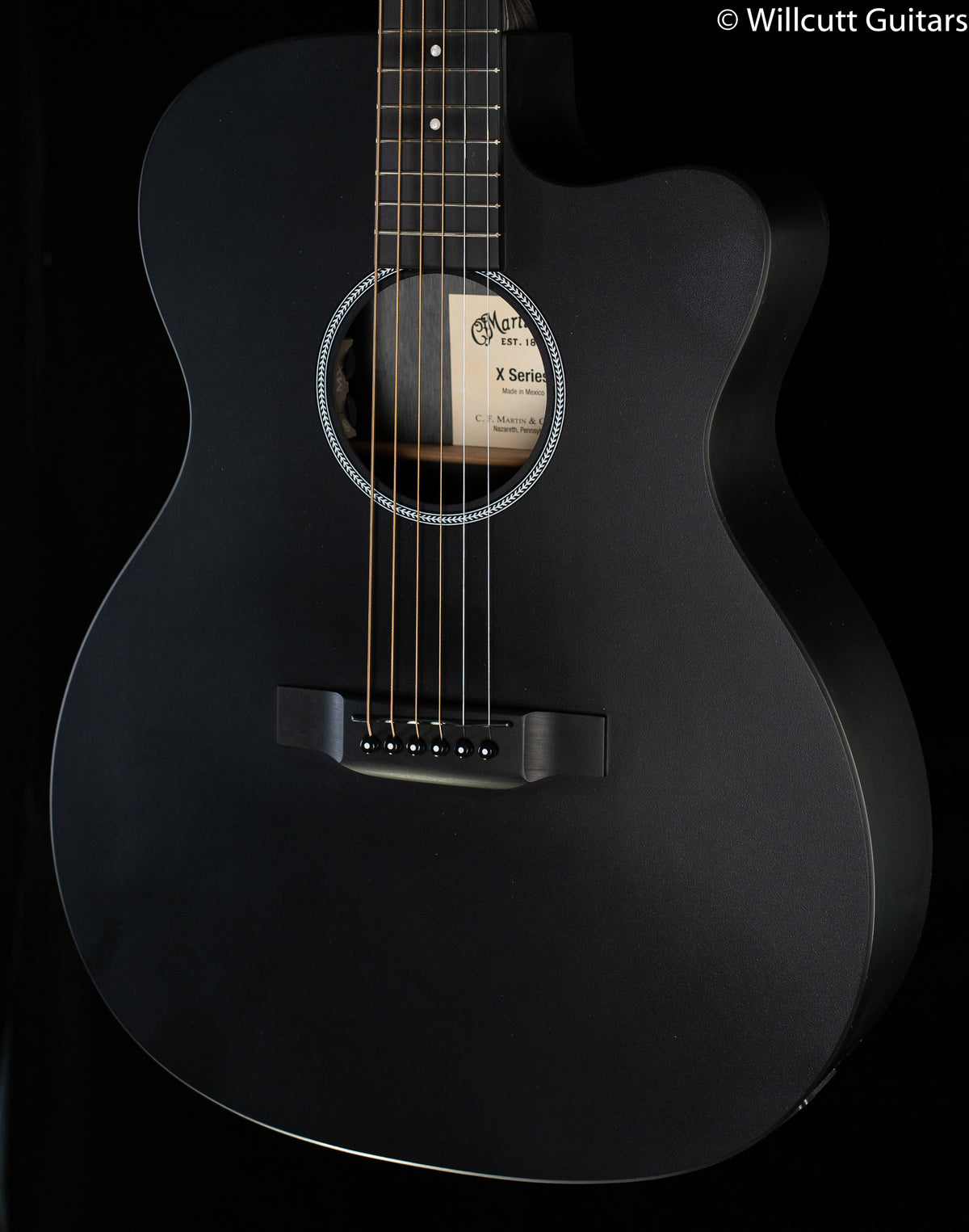 即日発送】 Martin OMC-X1E-01マットブラック ギター - powertee.com
