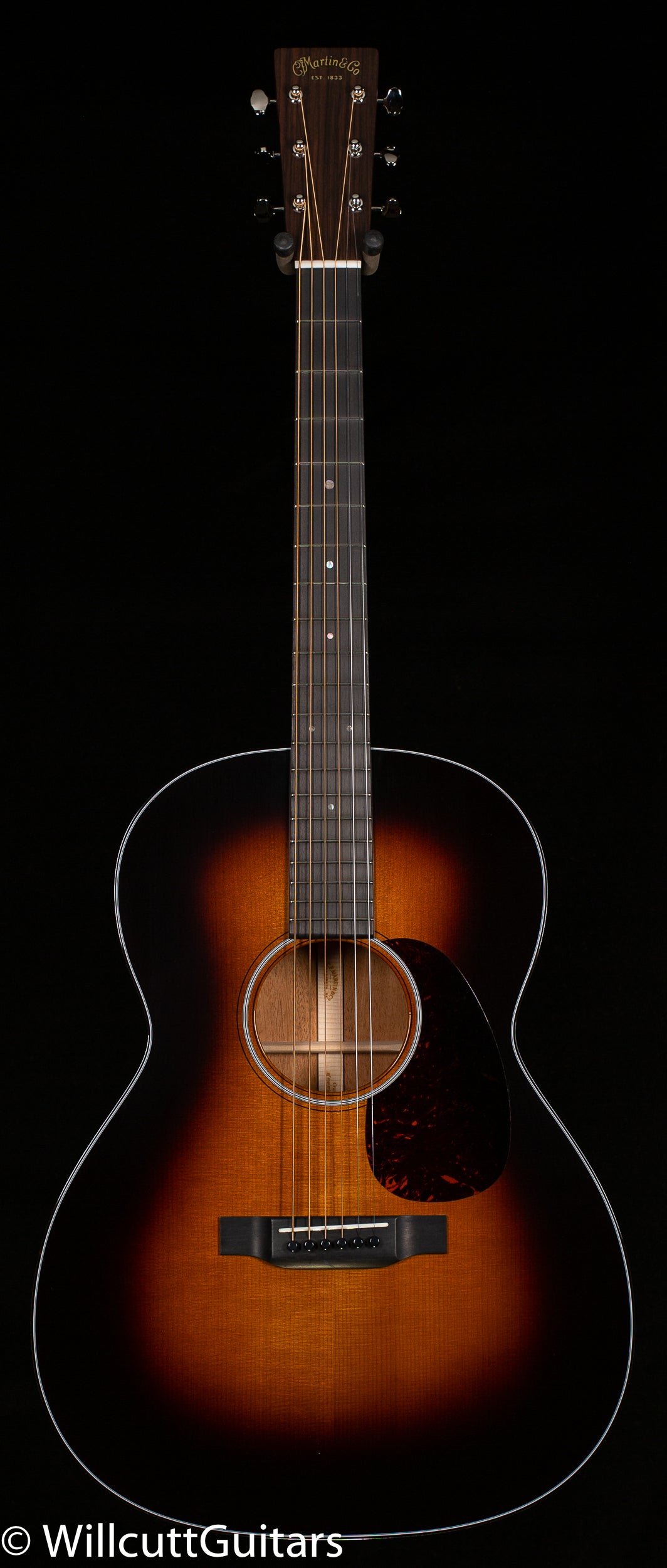 Martin Custom Shop 0000 18 Style 12 Fret Sinker Mahogany Adirondack VTS Sunburst