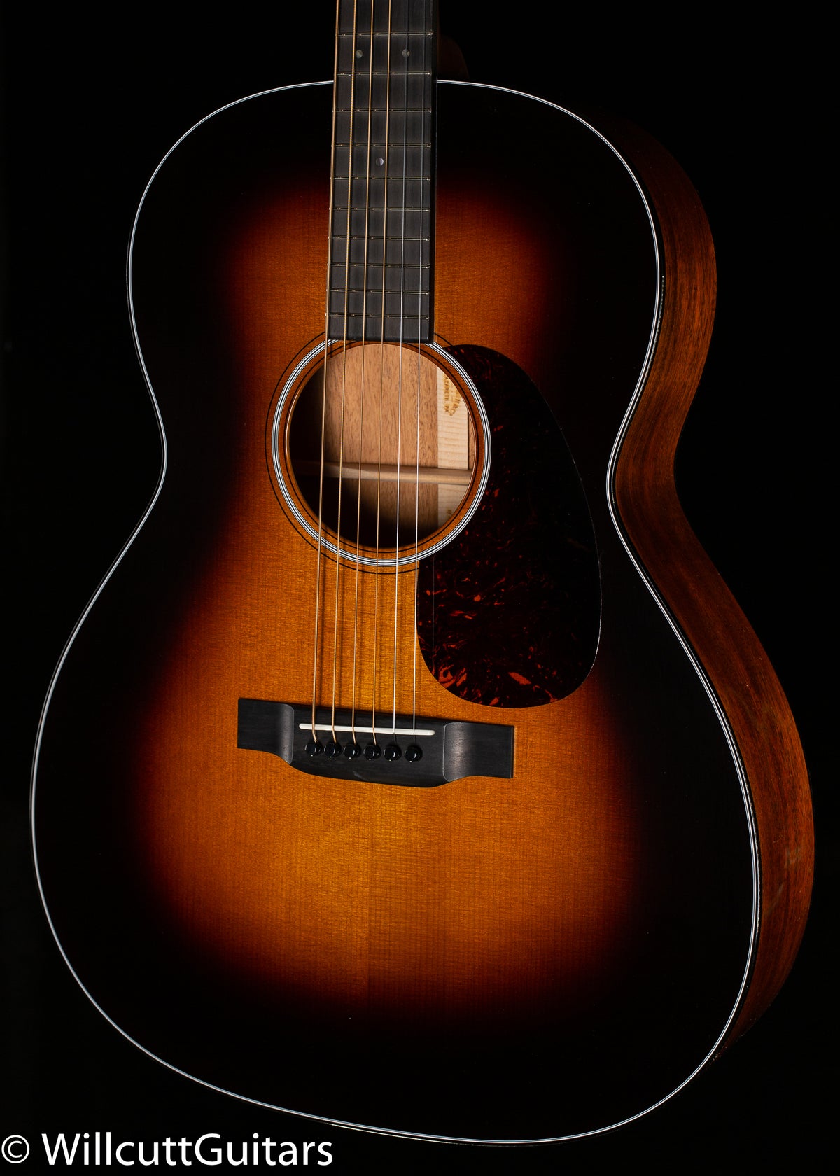 Martin Custom Shop 0000 18 Style 12 Fret Sinker Mahogany Adirondack VTS Sunburst