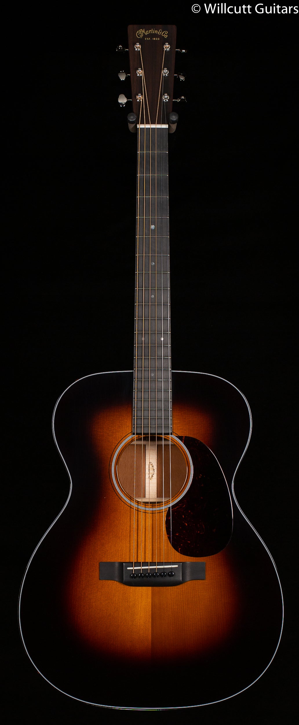 Martin Custom Shop 000 18 Style Sinker Mahogany Adirondack VTS Sunburst