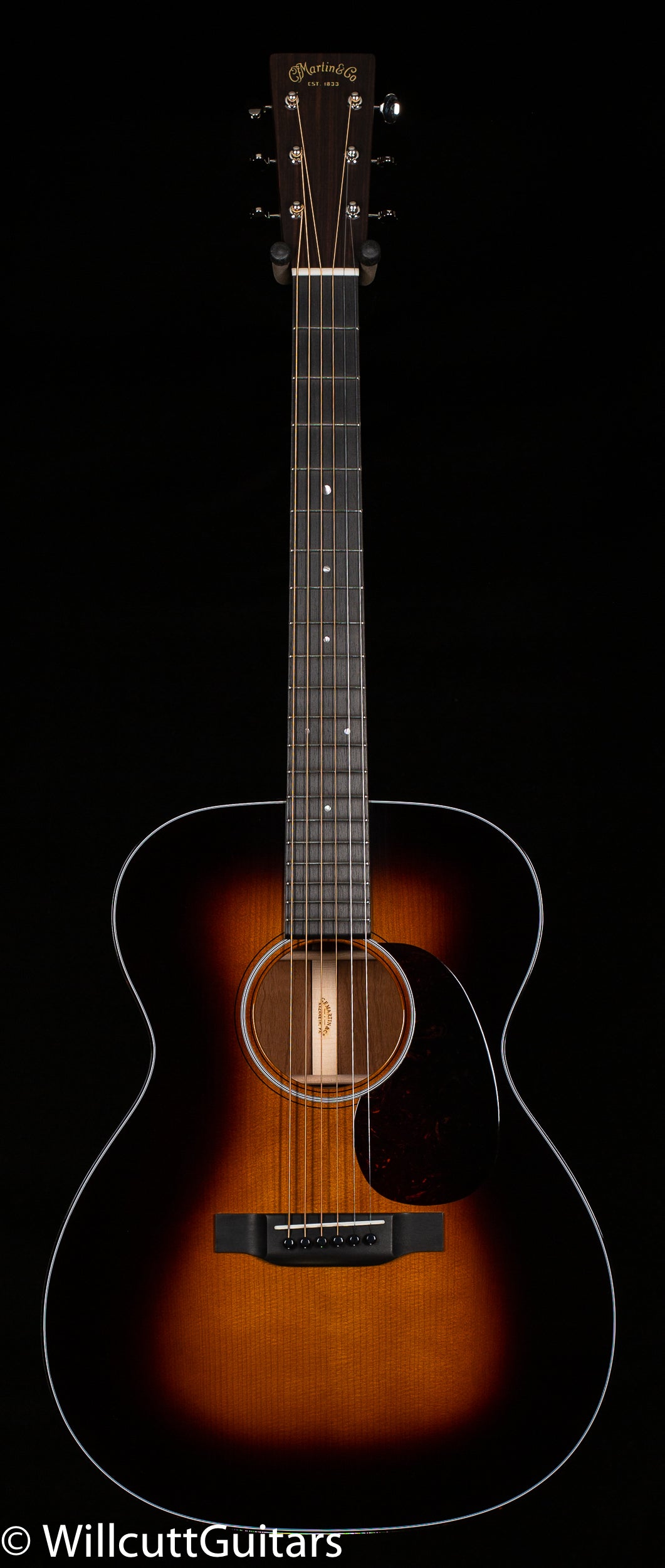 Martin Custom Shop 000 18 Style Sinker Mahogany Adirondack VTS Sunburst