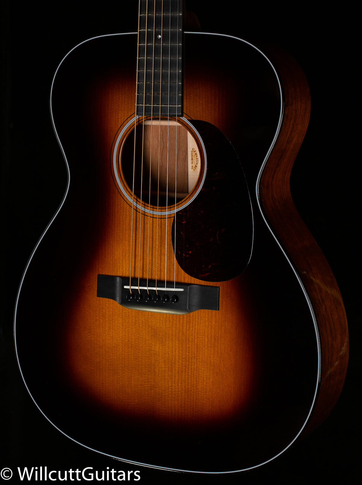 Martin Custom Shop 000 18 Style Sinker Mahogany Adirondack VTS Sunburst