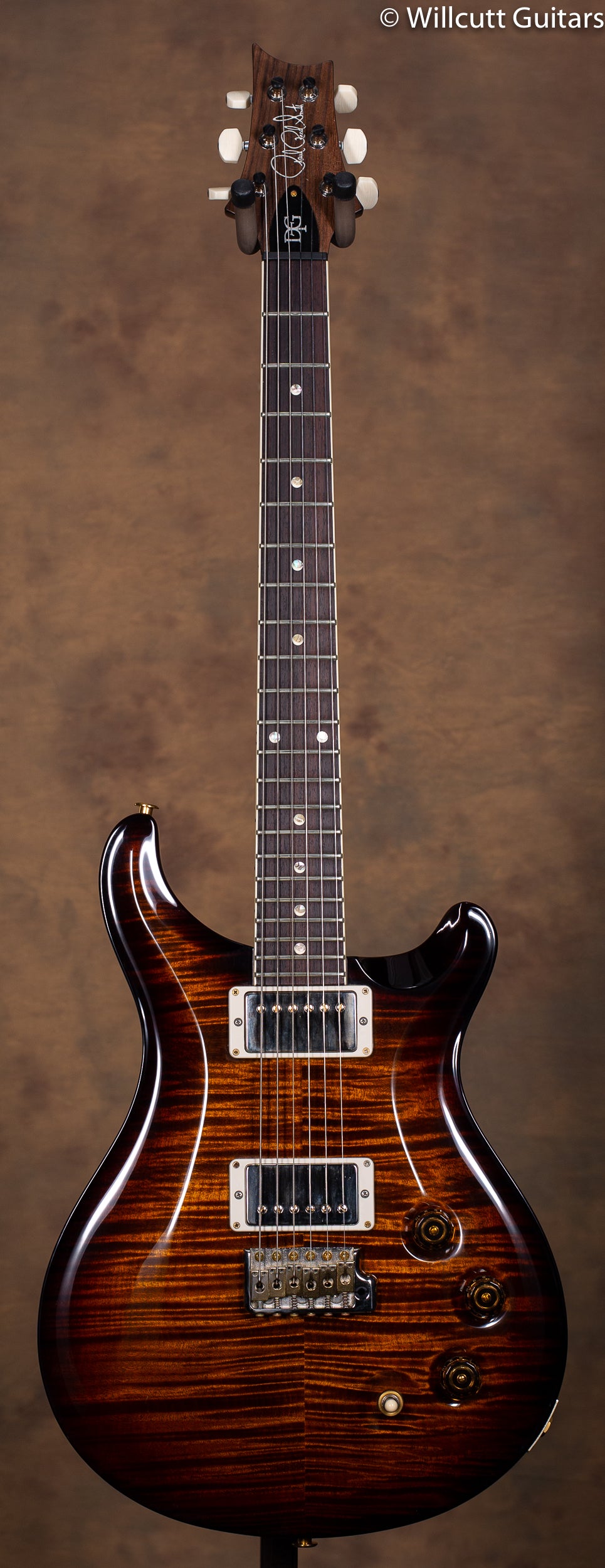 PRS DGT Black Gold Burst 10 Top USED