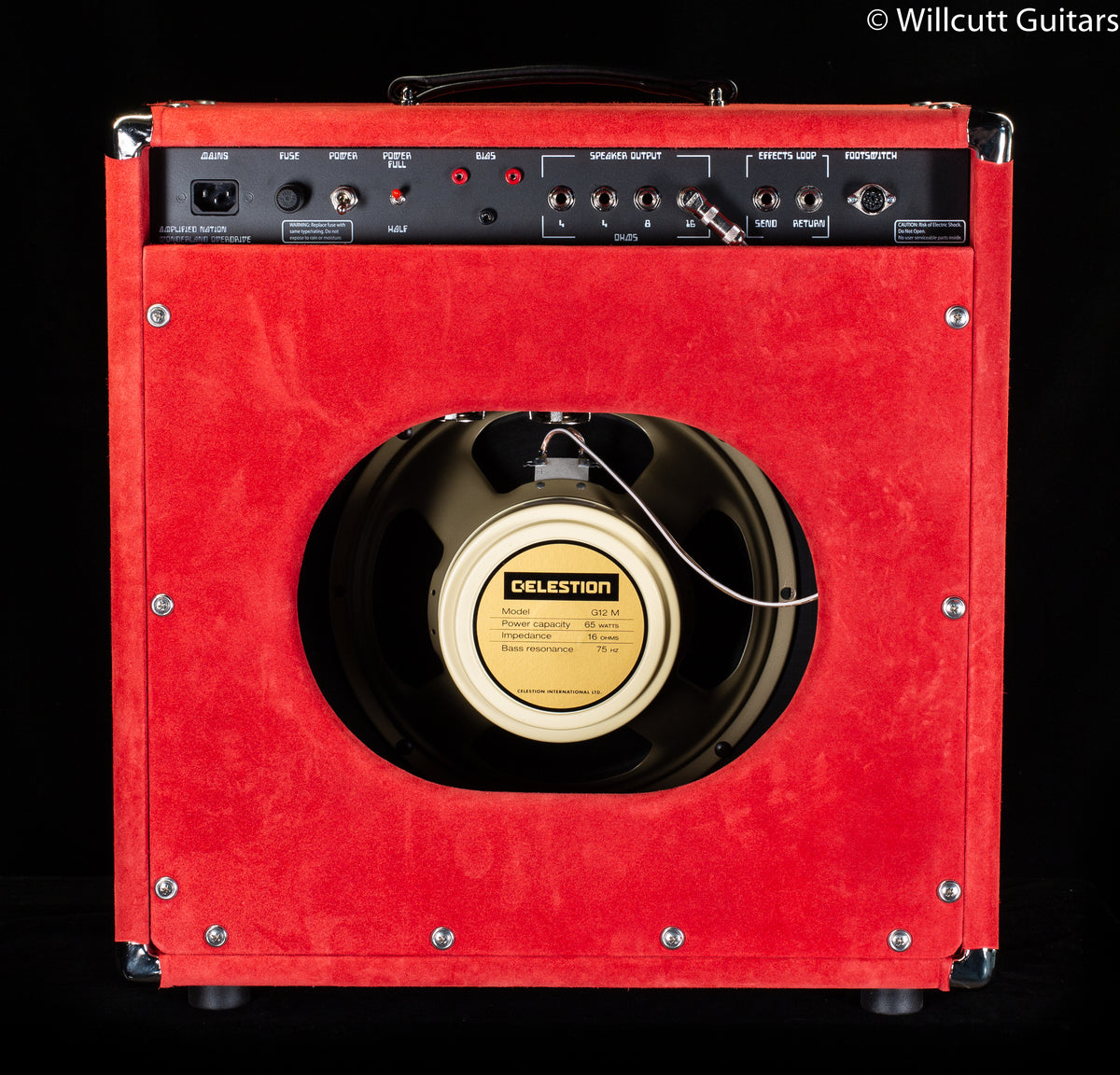 Amplified Nation Wonderland Overdrive 50w 1x12 Combo Red Suede