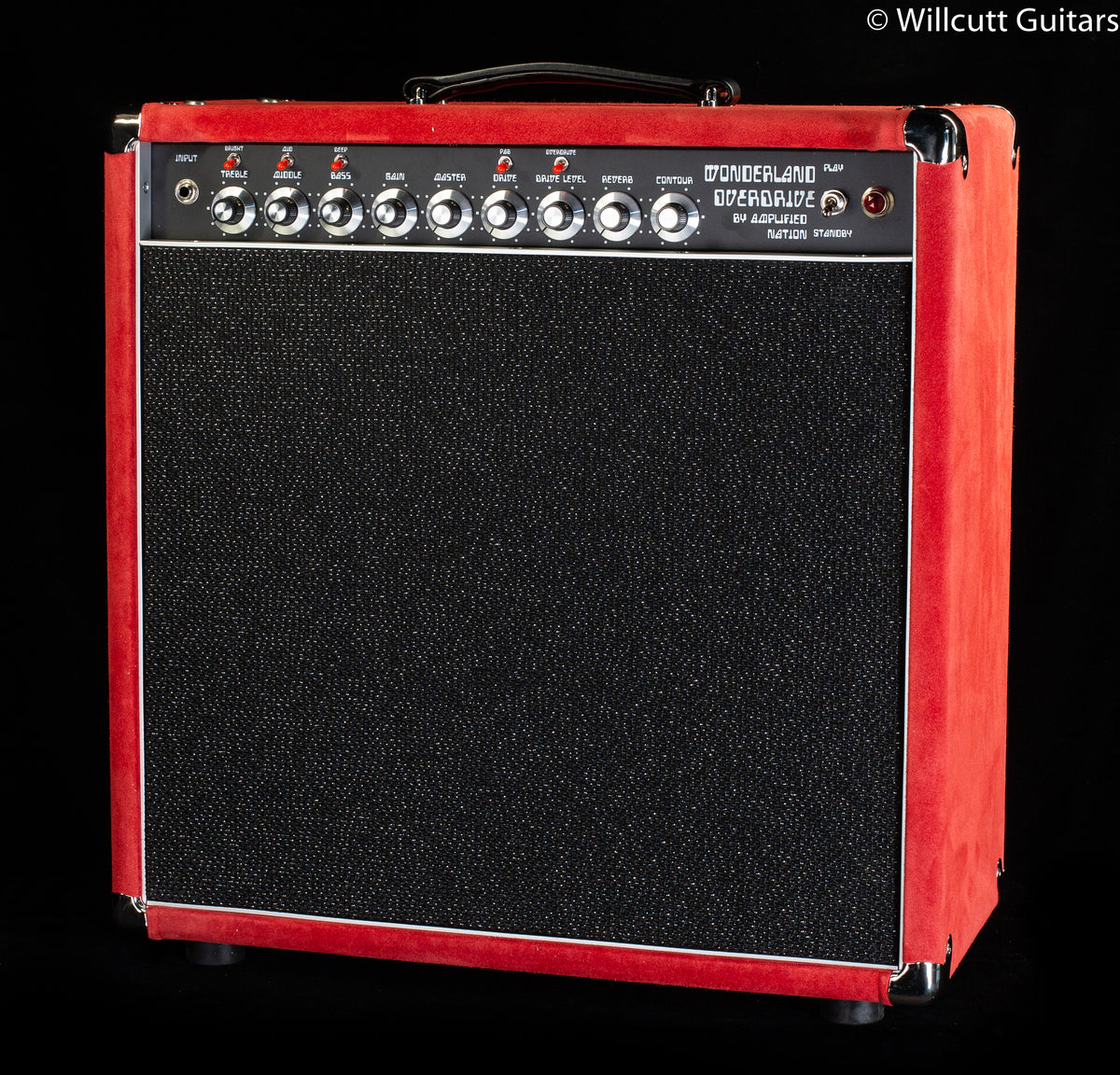 Amplified Nation Wonderland Overdrive 50w 1x12 Combo Red Suede