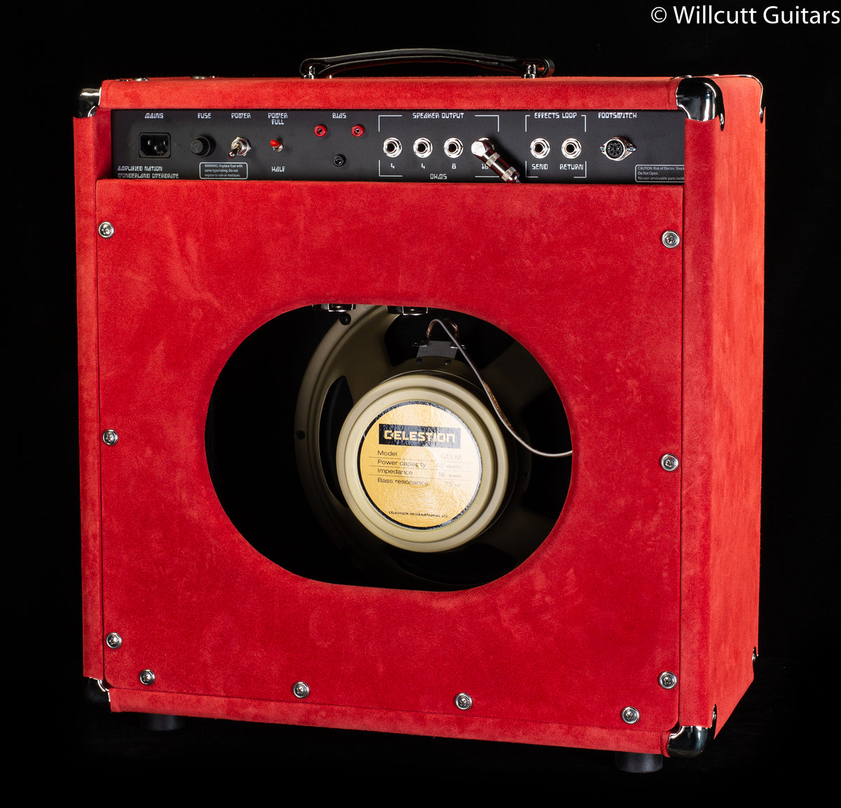 Amplified Nation Wonderland Overdrive 50w 1x12 Combo Red Suede