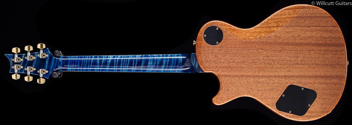 PRS McCarty Singlecut 594 Wood Library River Blue Wrap Burst Maple Neck