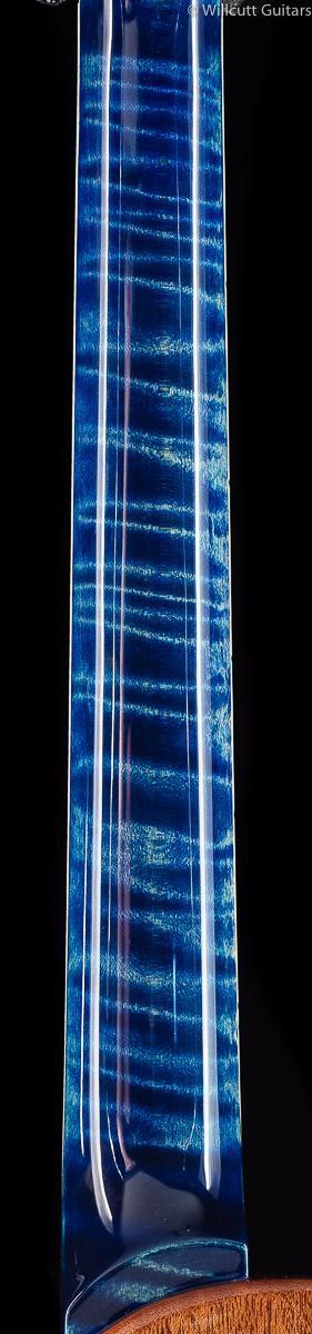 PRS McCarty Singlecut 594 Wood Library River Blue Wrap Burst Maple Neck