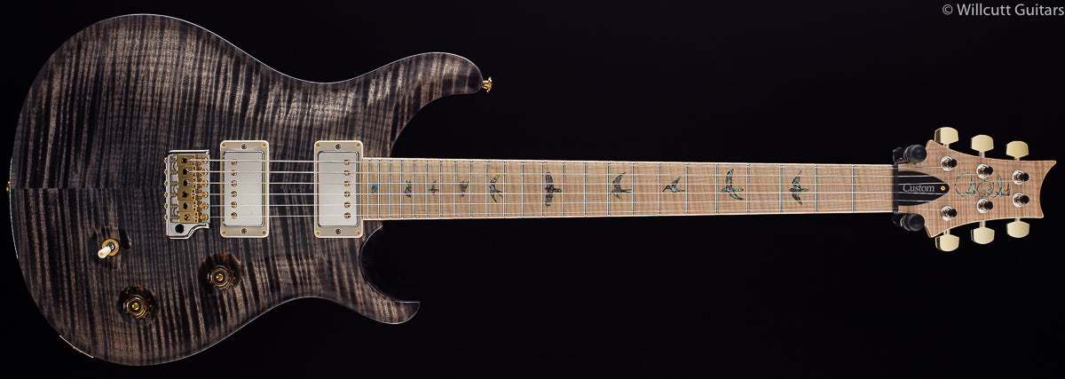PRS Custom 24 Charcoal 10 Top Flame Maple Neck (579)