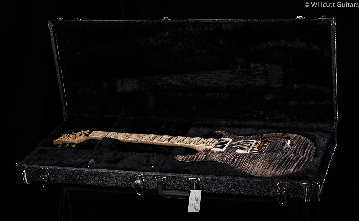 PRS Custom 24 Charcoal 10 Top Flame Maple Neck (579)