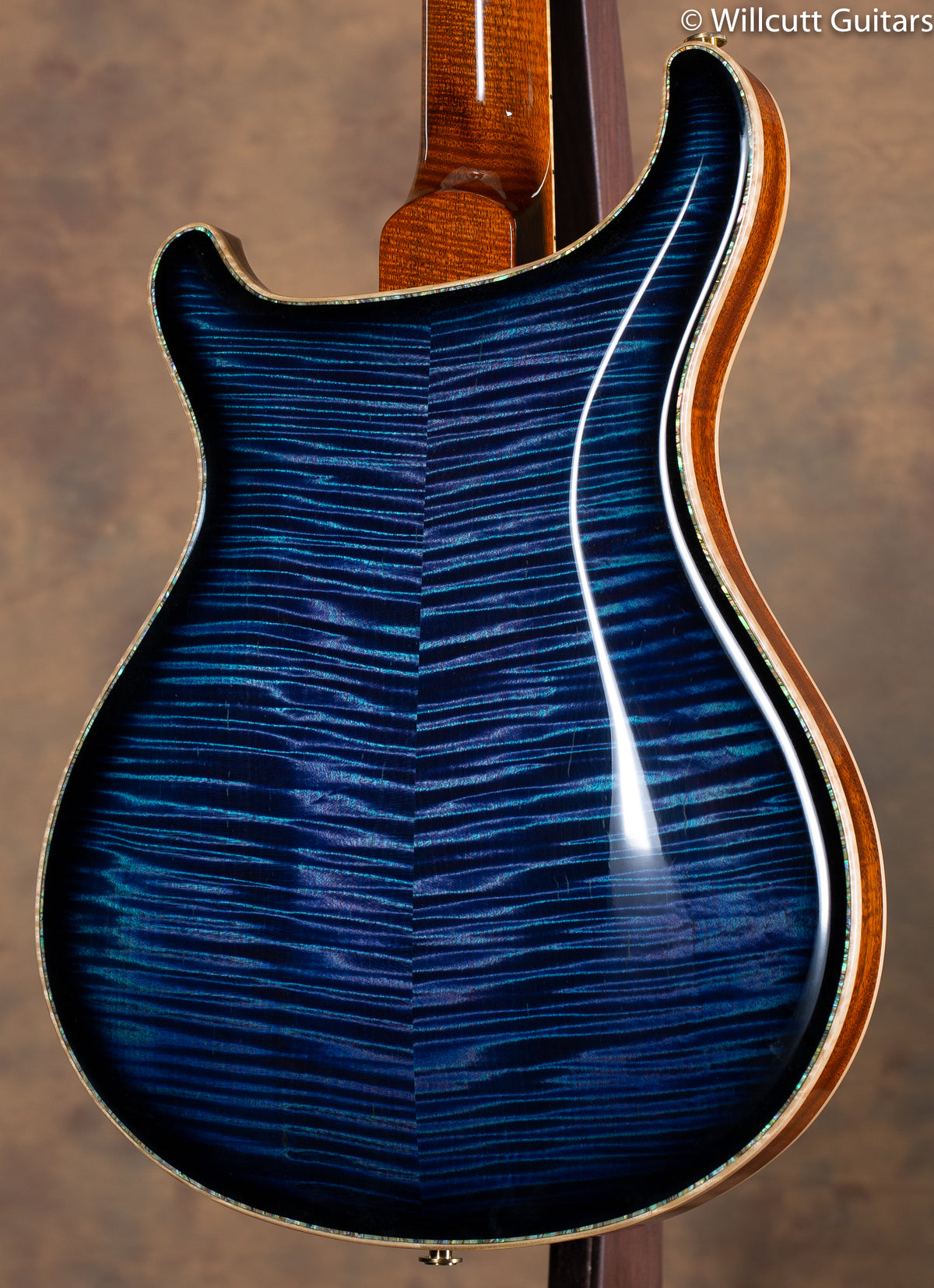 PRS Private Stock 7268 McCarty 594 Hollowbody II Limited Edition Aqua Violet Smoked Burst