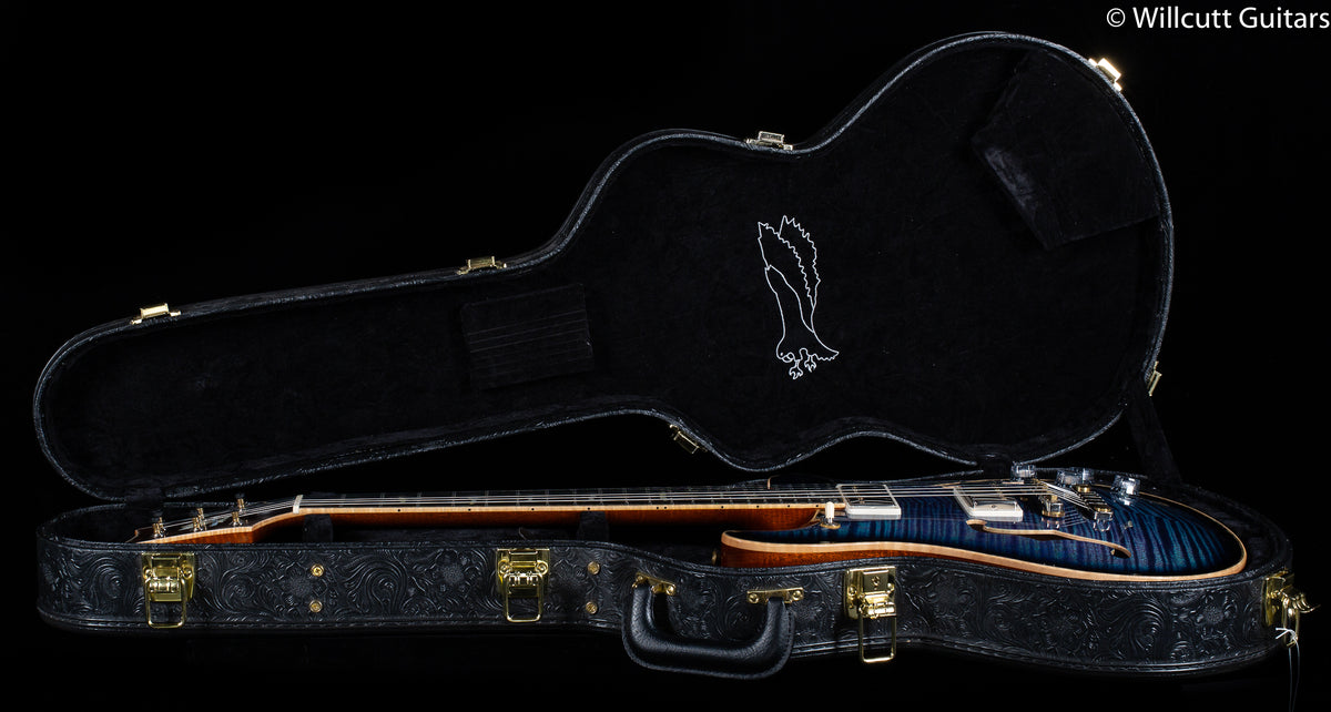PRS Private Stock 7268 McCarty 594 Hollowbody II Limited Edition Aqua Violet Smoked Burst