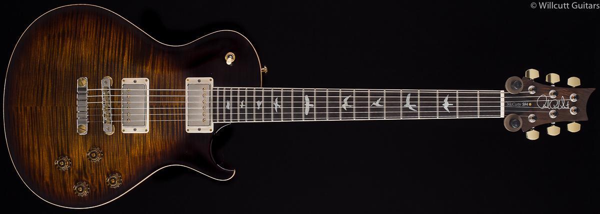 PRS McCarty Singlecut 594 Wood Library Black Gold Burst
