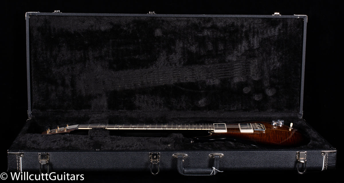 PRS Santana Retro Black Gold Smokewrap Burst 10 Top USED