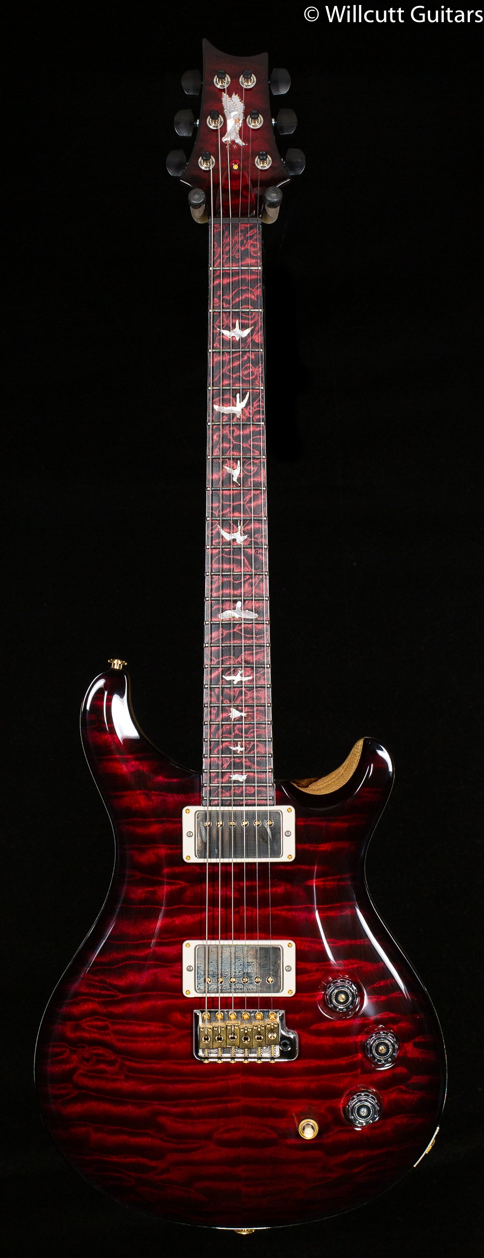 2018 PRS Private Stock 7420 DGT Red Tiger Glow Smoked Burst (335)