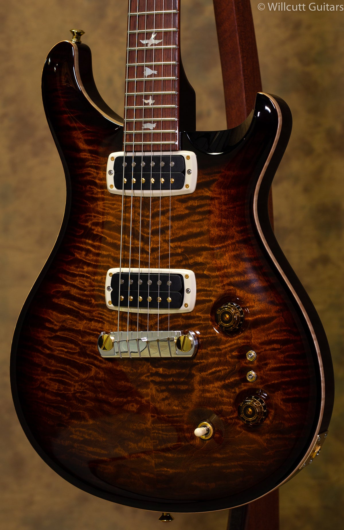 PRS Wood Library Paul’s Guitar Black Gold Burst Quilt USED