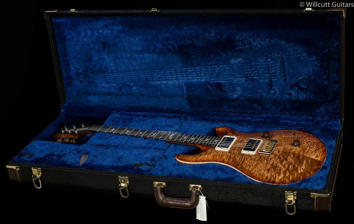 PRS Custom 24 Wood Library 10 Top Flame Maple Neck Autumn Sky
