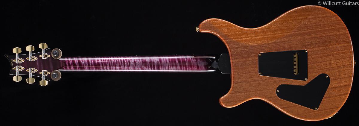 PRS Custom 24 Wood Library 10 Top Flame Maple Neck Violet Smokeburst