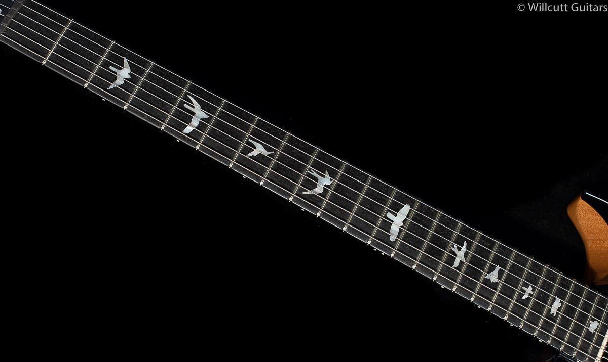 PRS Custom 24 Wood Library 10 Top Flame Maple Neck Violet Smokeburst