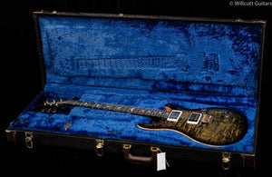PRS Custom 24 Wood Library 10 Top Flame Maple Neck Obsidian Smokeburst