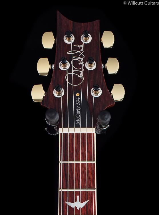 PRS McCarty Semi Hollow 594 Wood Library Faded Blue Jean Smokeburst (864)