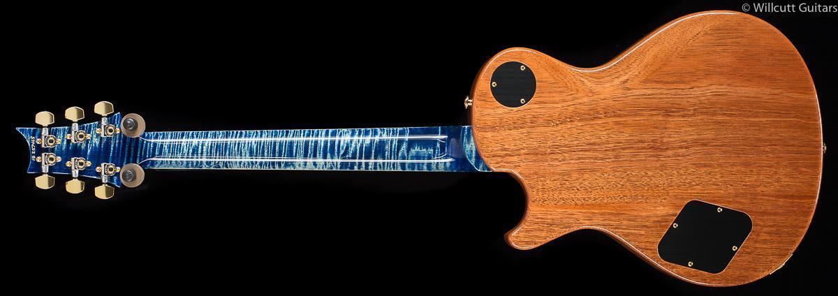 PRS McCarty Singlecut 594 Wood Library River Blue Wrap Burst Maple Neck