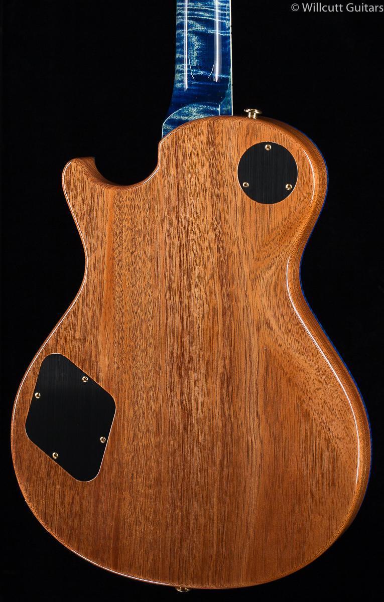 PRS McCarty Singlecut 594 Wood Library River Blue Wrap Burst Maple Neck
