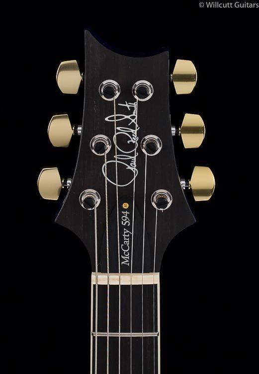 PRS McCarty Singlecut 594 Wood Library River Blue Wrap Burst Maple Neck