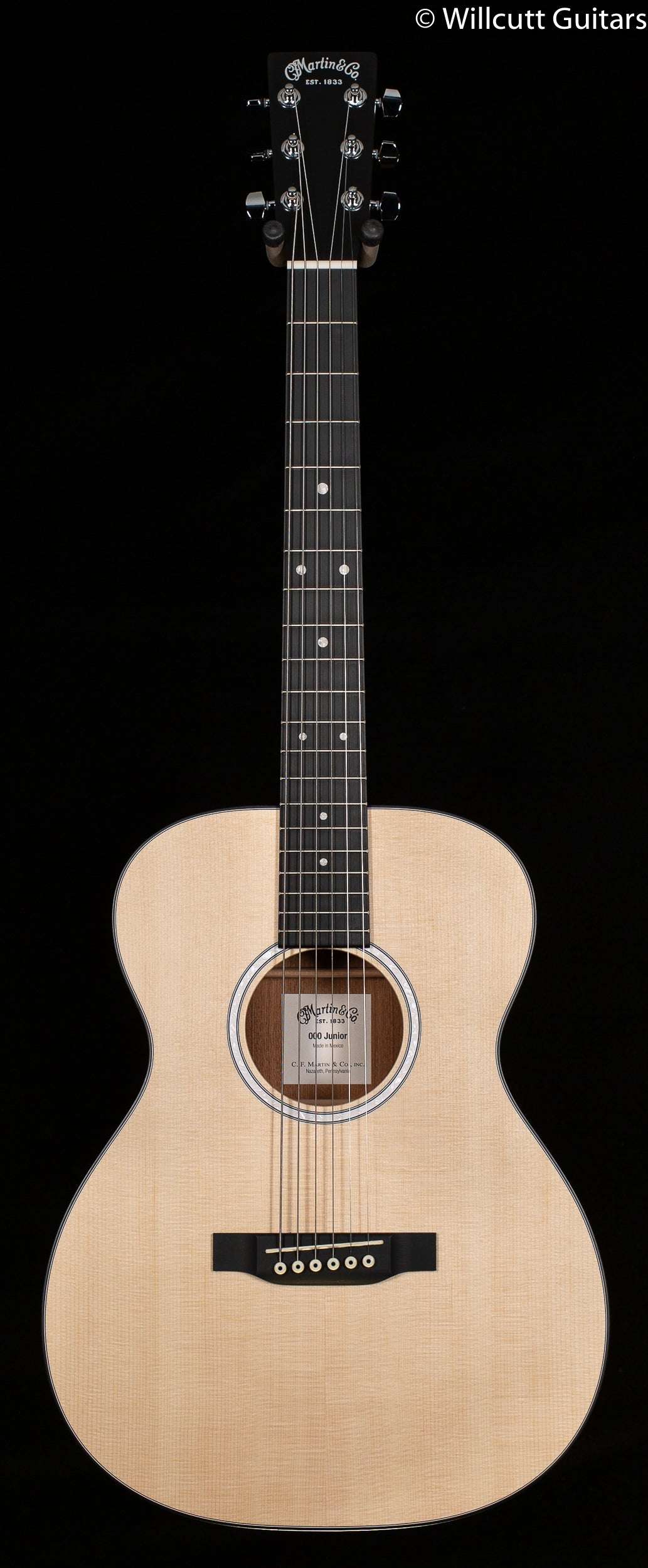 Martin 000 Jr-10 Sitka Sapele Satin (333) - Willcutt Guitars