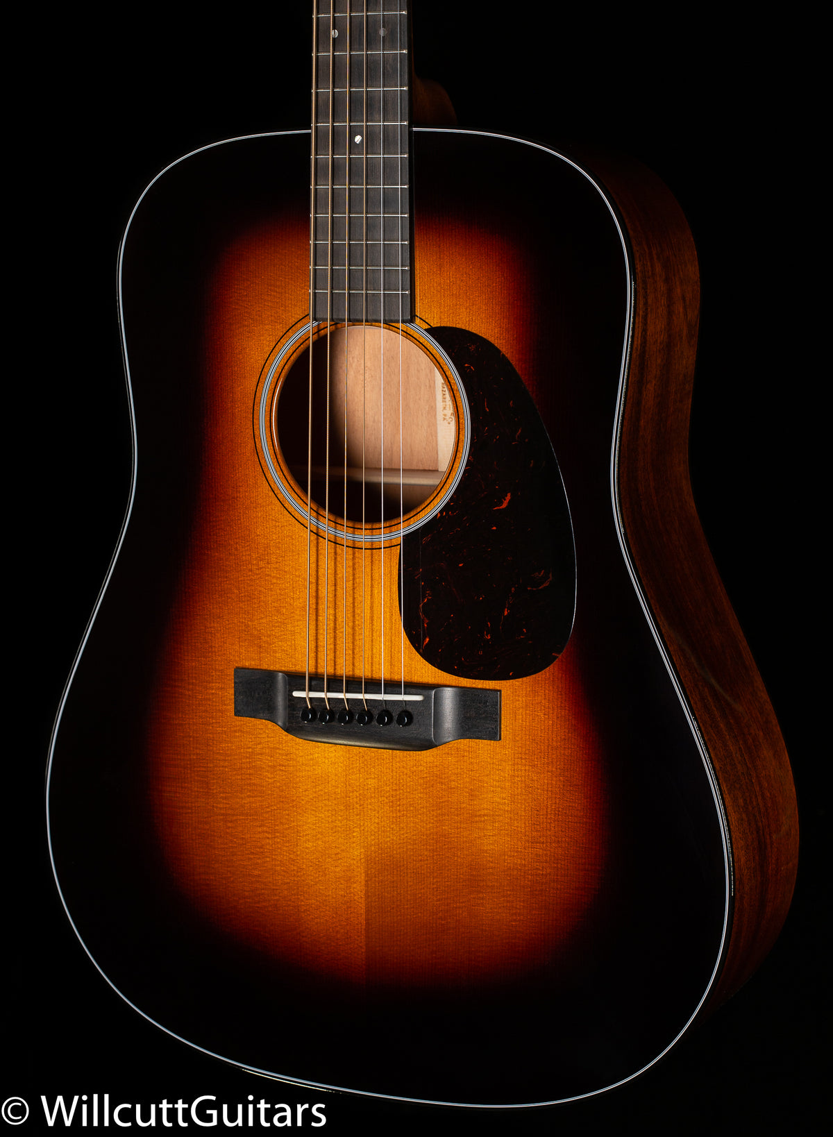 Martin Custom Shop Dreadnought Style 18 Sunburst Sinker Mahogany (404)