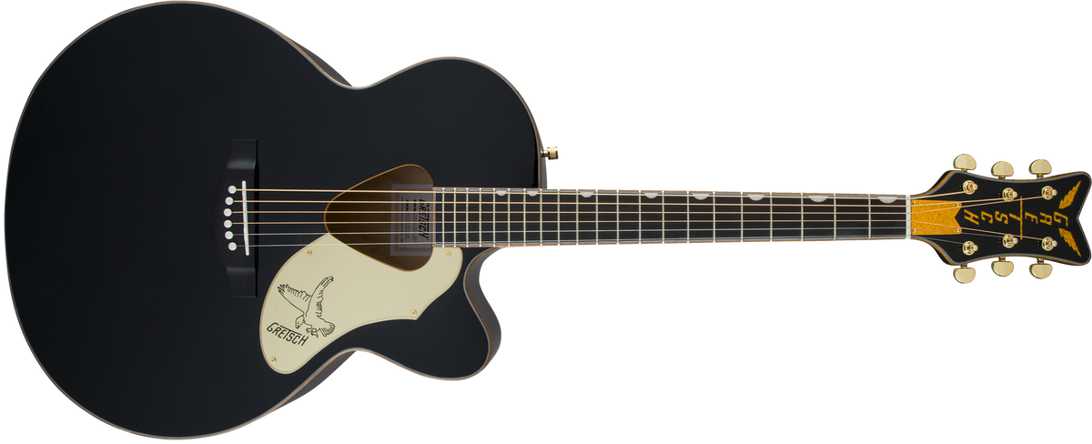GRETSCH アコースティックギター ブラック GRETSCH Deltoluxe Concert Black Top アコースティックギター