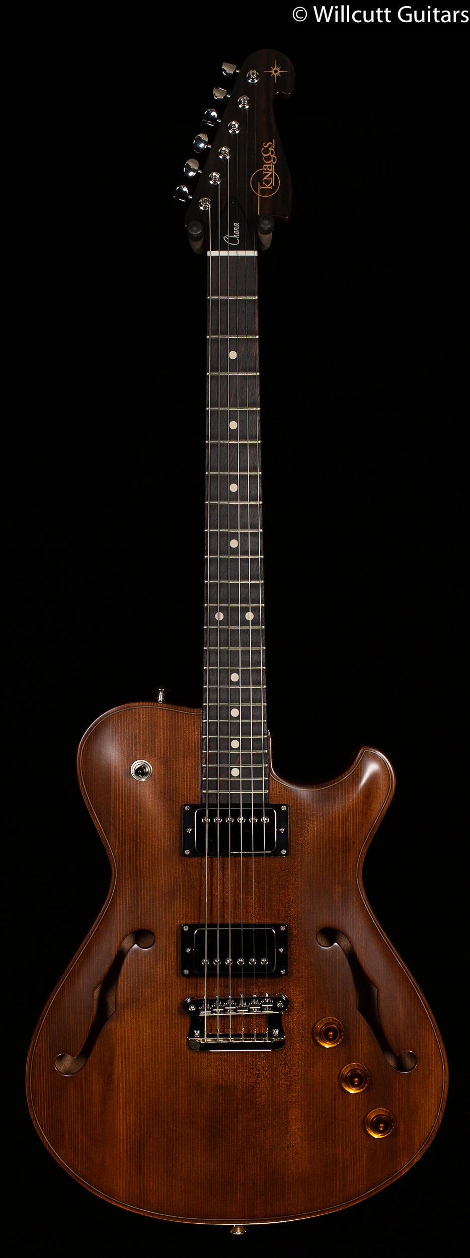 Knaggs Influence Chena Old Violin Brazilian Fingerboard