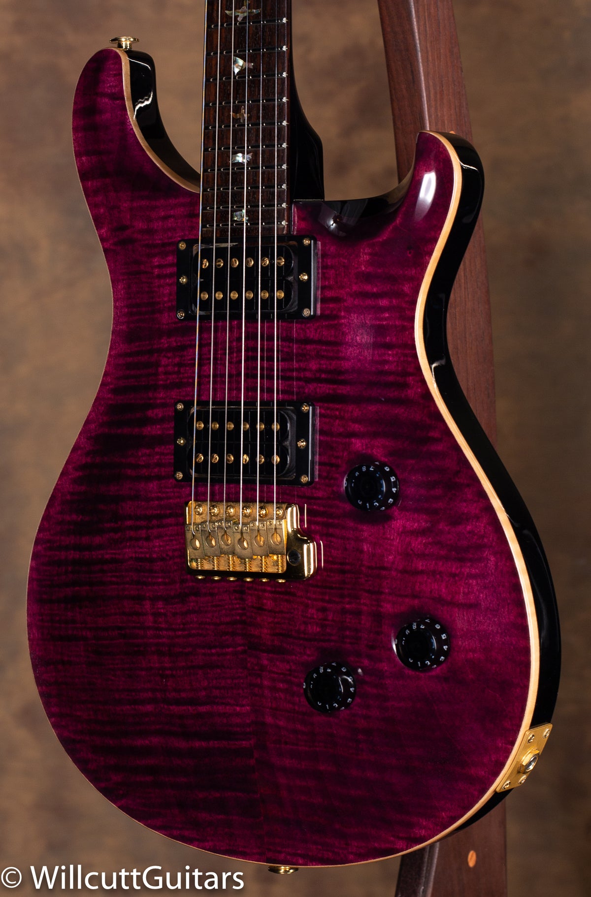 PRS Custom 24 Purple 10 Top Gold Hardware USED